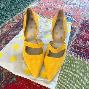 Boden Yellow Adrianna Court Heels (Size Euro 41, US 9.5)